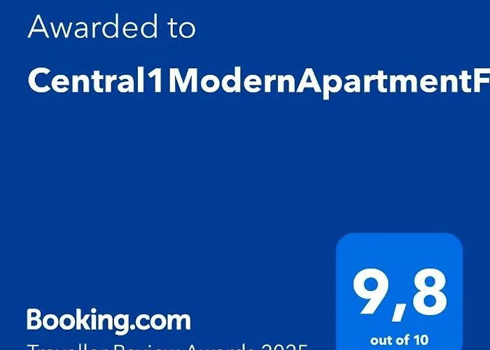 דירה Central1modernapartmentfreeparking סרס